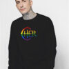 Cher Logo Pride Flag Sweatshirt