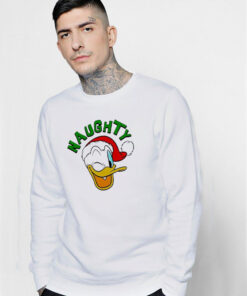 Donald Duck Naughty Christmas Sweatshirt
