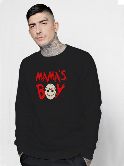 Friday The 13th Jason Voorhees Mama’s Boy Sweatshirt