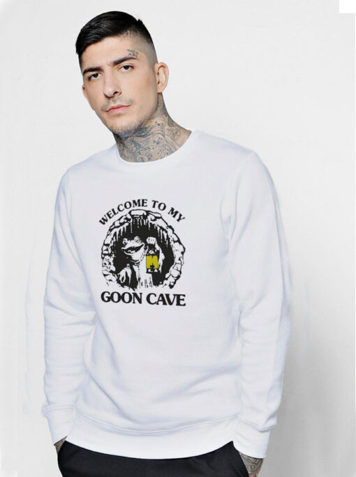 Frog Welcome To My Goon Cave Sweatshirt