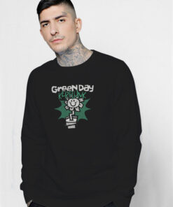 Green Day Kerplunk Flower Sweatshirt