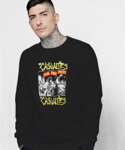 Honger The Casualties Punk Band Graphic Sweatshirt