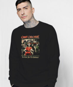 Ozzy Osbourne No Rest For The Holidays Christmas Sweatshirt