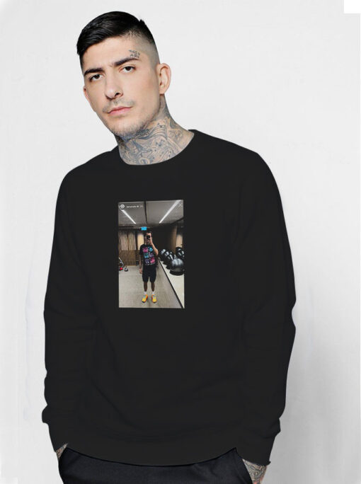 Photos Of Harry Styles Wearing One Direction Sweatshirt