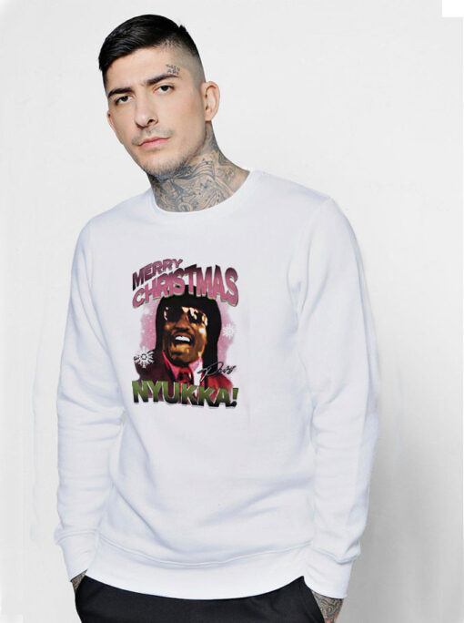 Pinky Merry Christmas Nyukka Sweatshirt