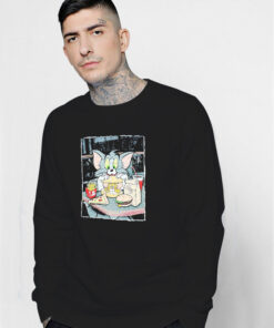 Vintage Cartoon Tom and Jerry Sweatshirt