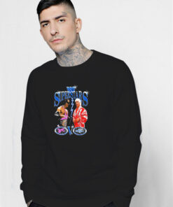 WWF Superstars 1992 Era Bret Hart vs Ric Flair Sweatshirt
