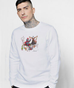 Woodland Critter Christmas Gathering Sweatshirt